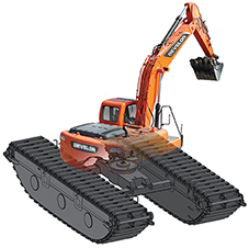 Amphibious Excavator