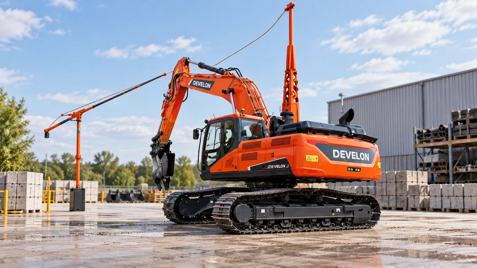 Yonghong and DEVELON Present the DX225LC Electric Excavator Conversion